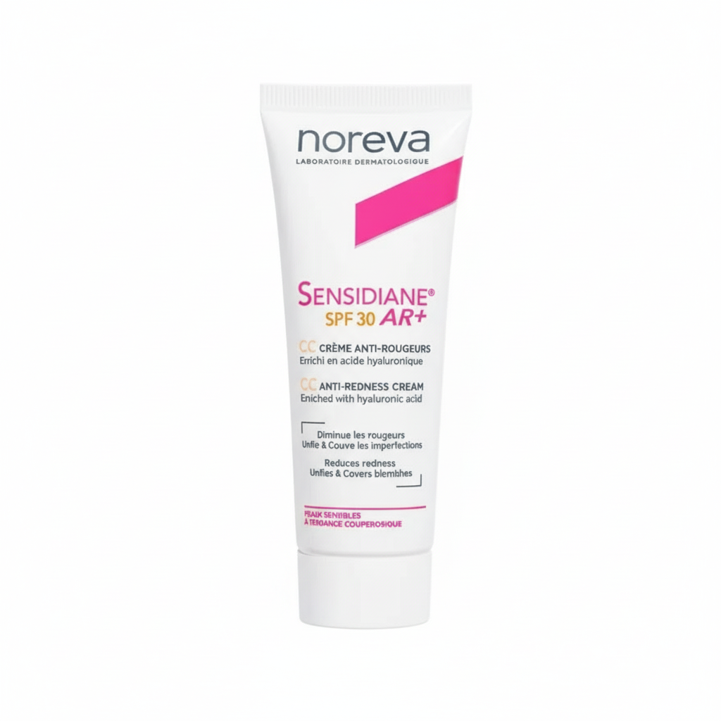 Sensidiane SPF30 AR+ CC Anti-Redness Cream — Noreva | كريم سي سي الملون المصحح للاحمرار والمرطب مع واقي شمس SPF 30