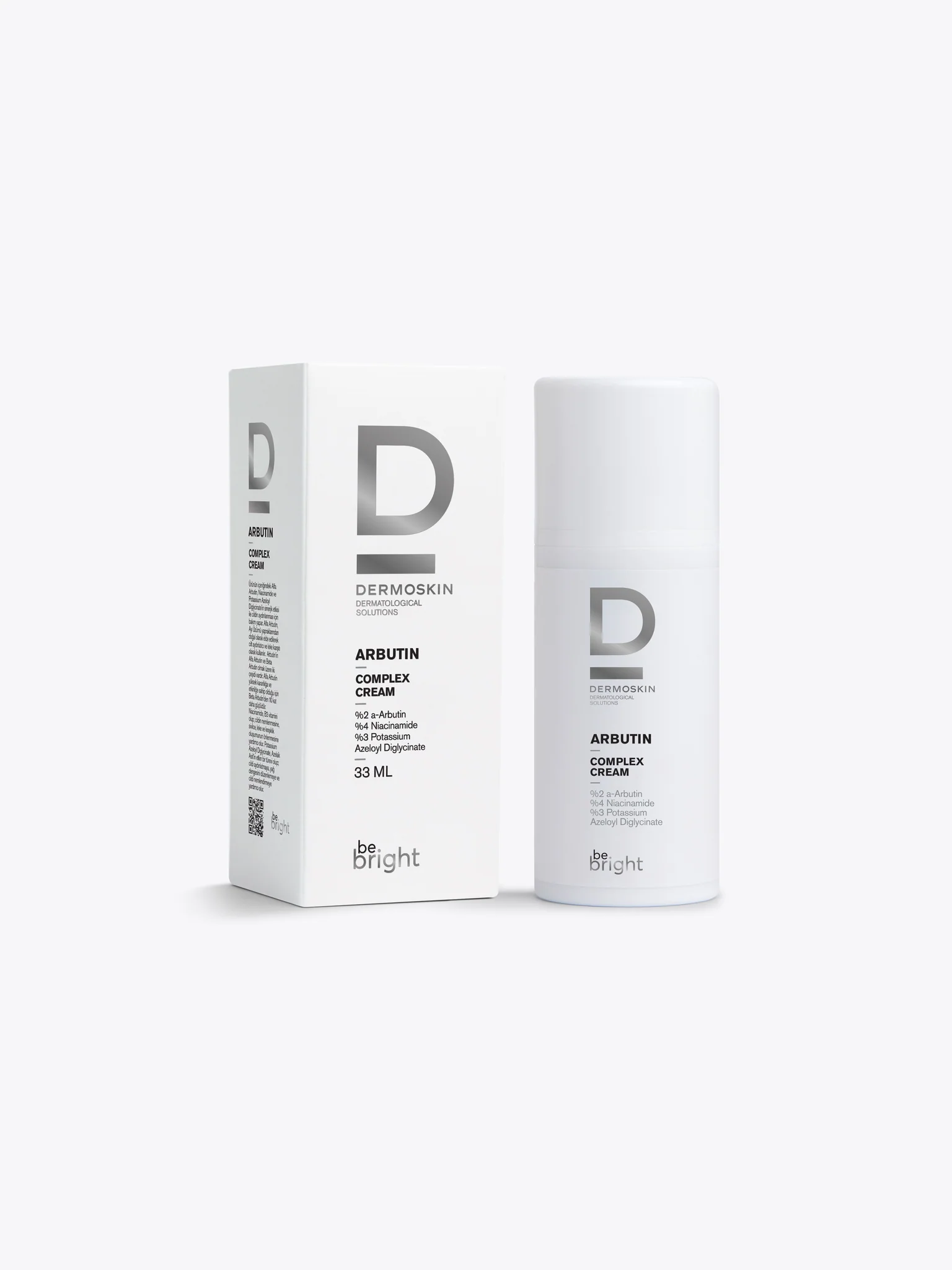 Be Bright Arbutin Complex Cream — Dermo Skin | كريم الأربوتين لمعالجة البقع الداكنة