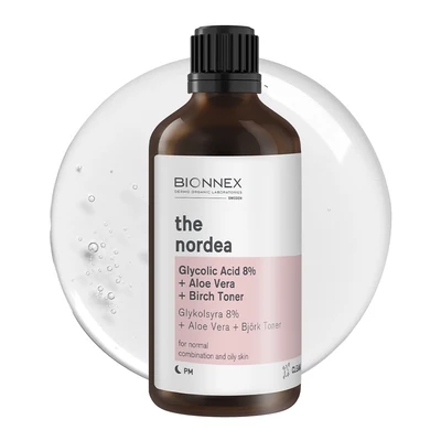 Bionnex The Nordea Glycolic Acid 8% Toner — Bionnex | تونر حمض الجليكوليك مع الصبار والبتولا للتقشير