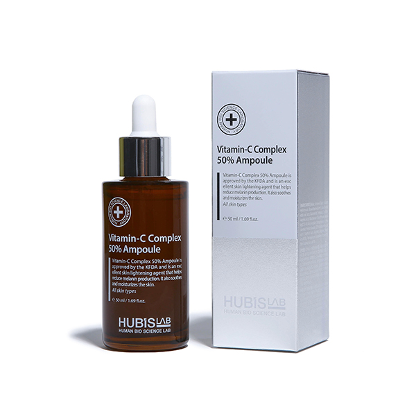 Vitamin-C Complex 50% Ampoule — HubisLab | أمبولات بتركيز 50% من فيتامين سي لتفتيح البشرة