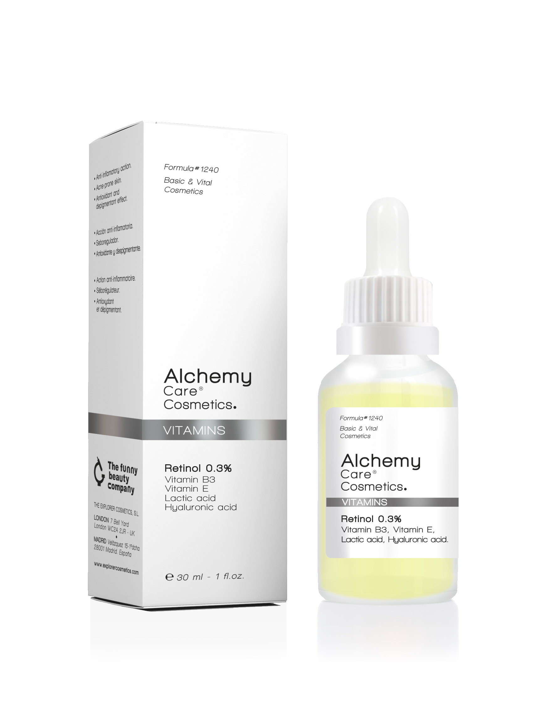 Retinol 0.3% — Alchemy Care Cosmetics | سيروم ريتينول لتجديد البشرة ومكافحة الالتهابات