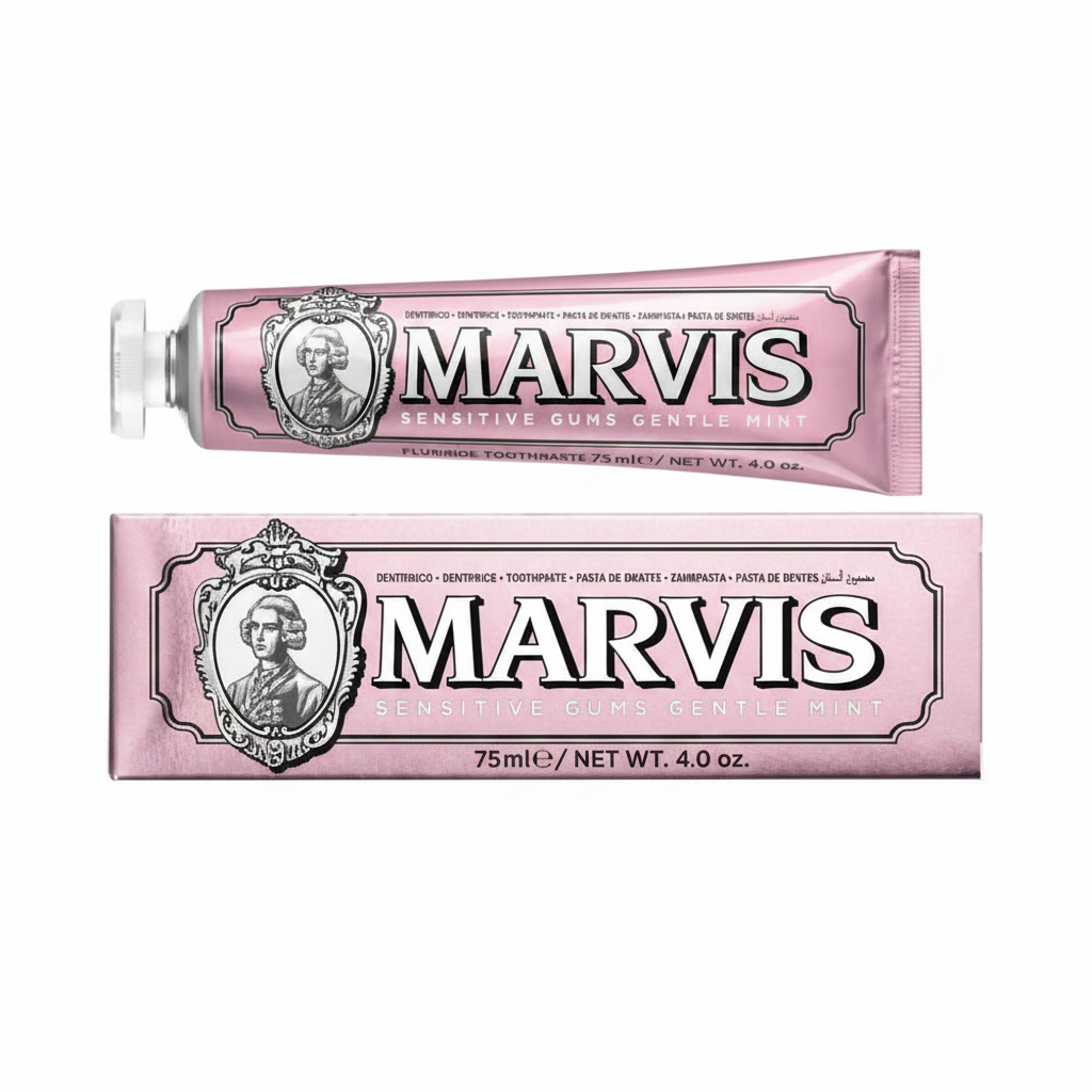 Sensitive Gums Gentle Mint — Marvis | معجون أسنان لطيف للعناية باللثة الحساسة بنكهة النعناع