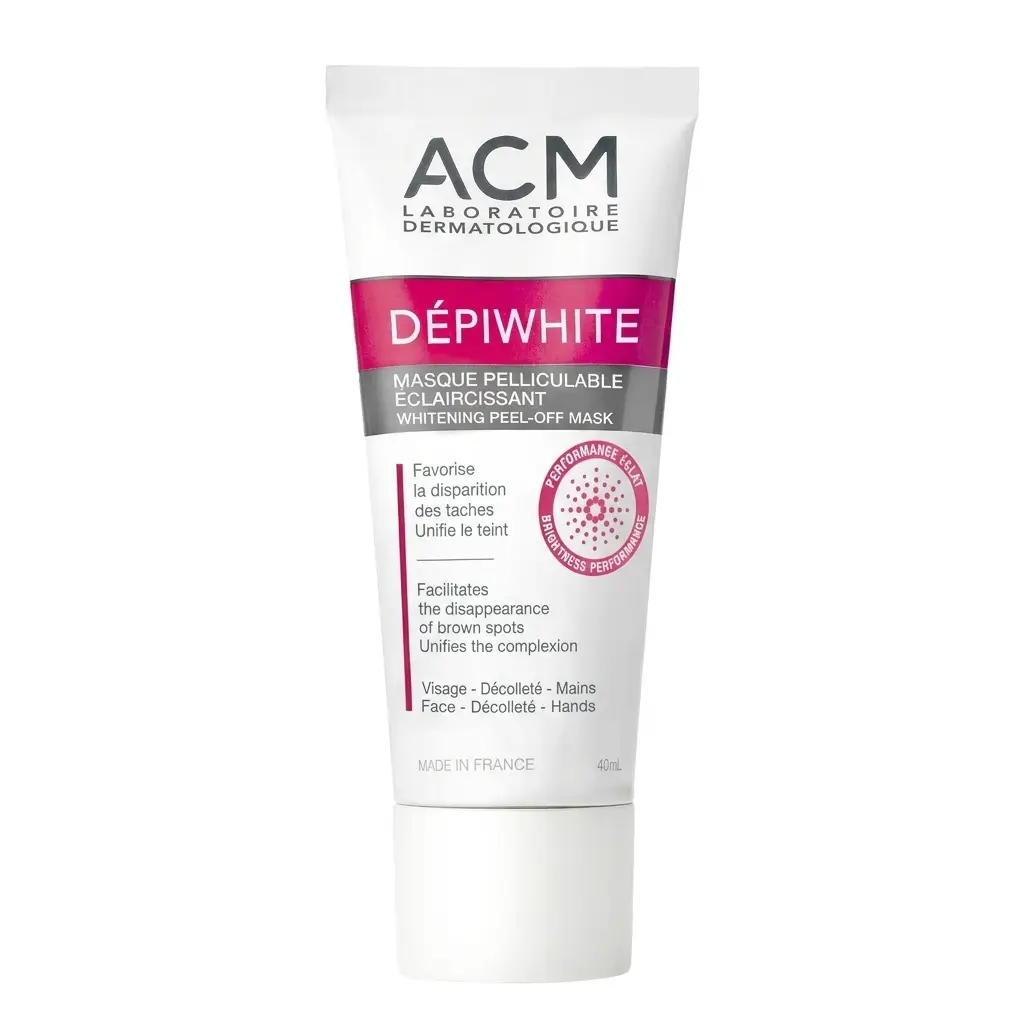 ACM Dépiwhite Masque Pelliculable Éclaircissant — ACM Laboratoire Dermatologique | ماسك تفتيح لإزالة البقع البنية وتوحيد اللون