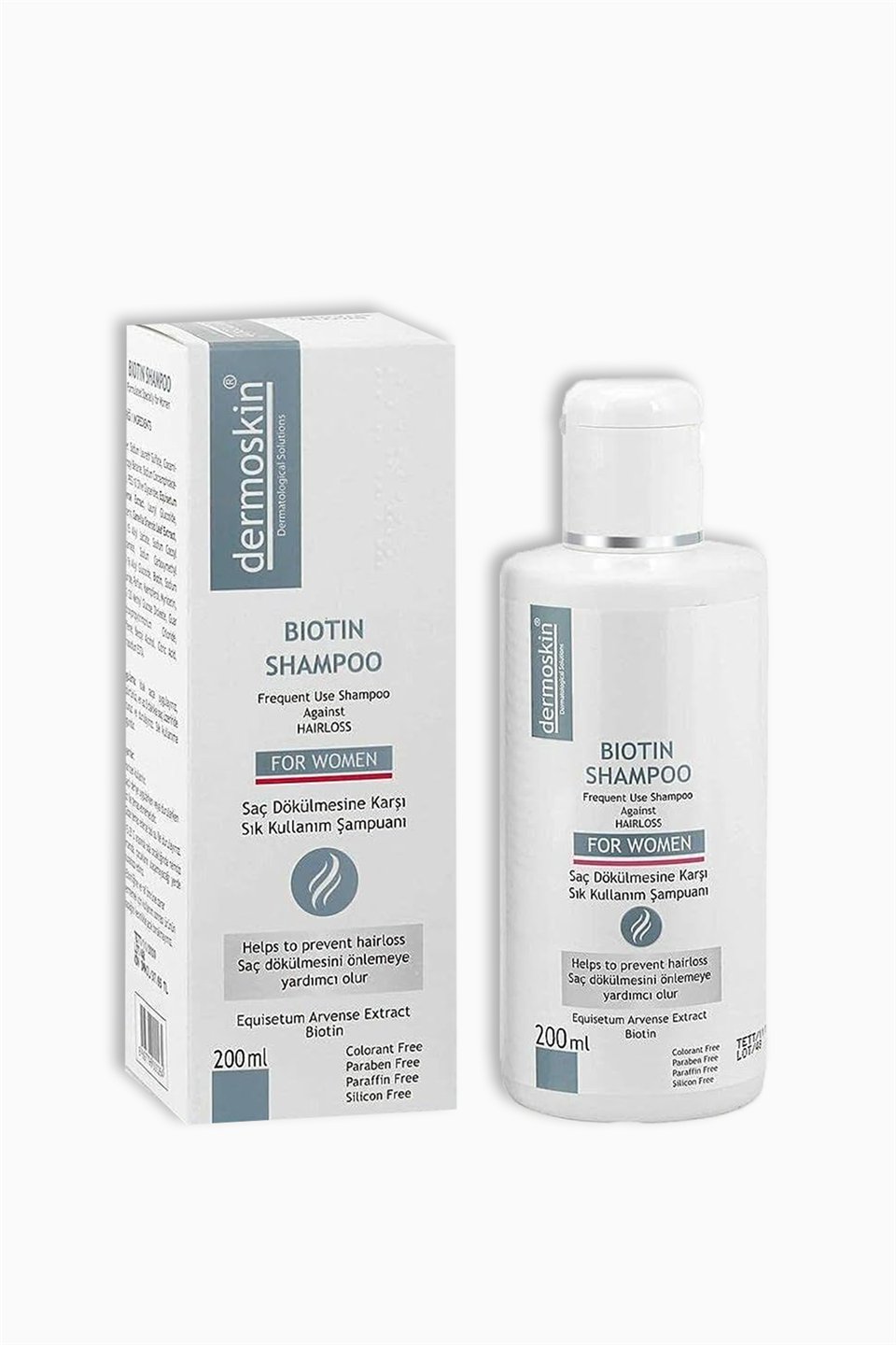 Biotin Shampoo For Women — Dermo Skin | شامبو البيوتين المخصص للنساء لتقوية الشعر