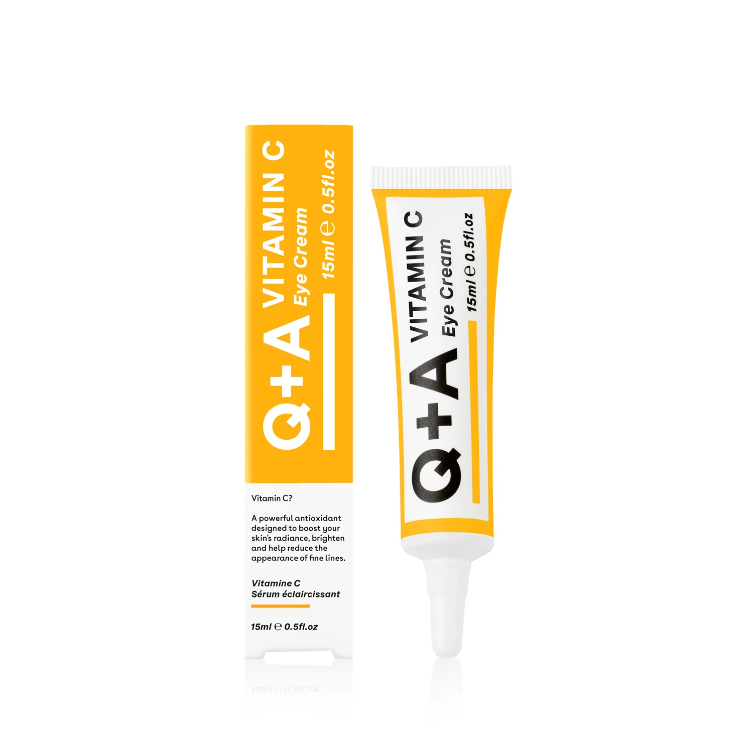 Vitamin C Eye Cream — Q+A | كريم العين بفيتامين C لتفتيح الهالات السوداء، تقليل الإجهاد وترطيب المنطقة