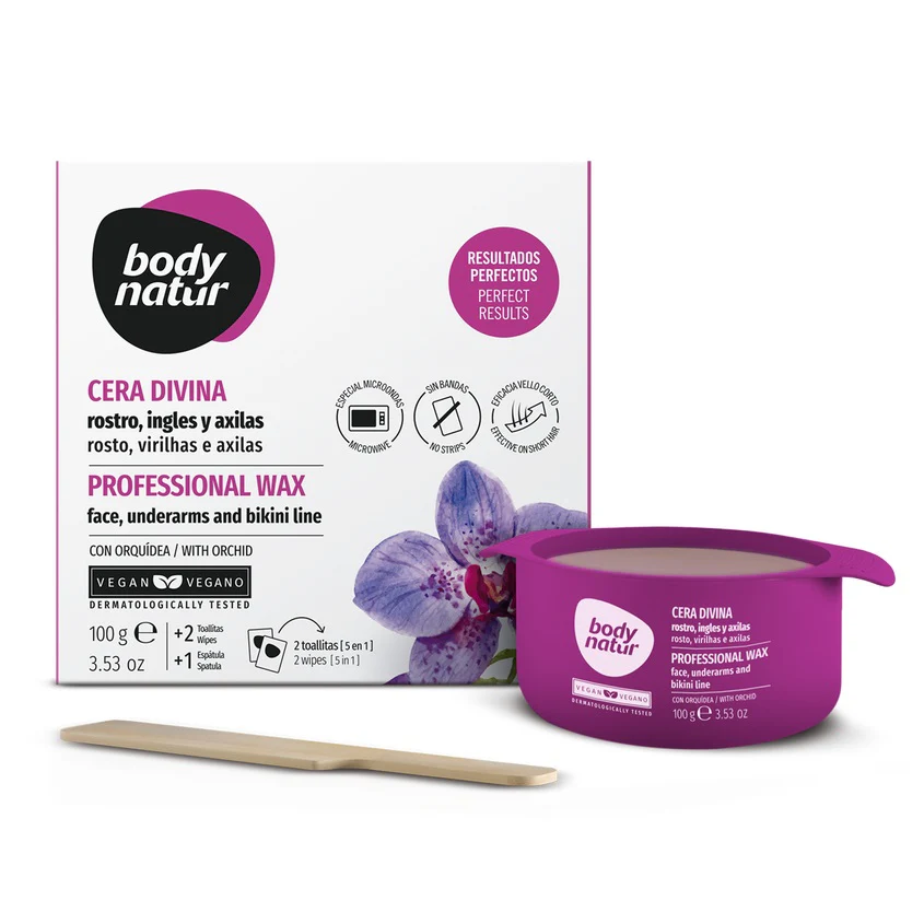 Body Natur Professional Wax (Orchid) — Body Natur | شمع احترافي للوجه والبيكيني والإبط بخلاصة الأوركيد