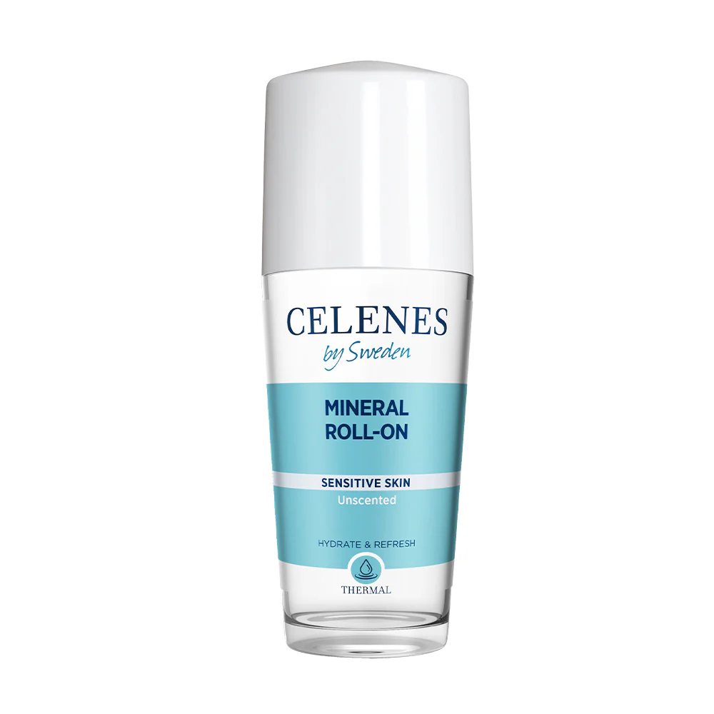 Mineral Roll-on sensitive skin Thermal — Celenes | مزيل عرق طبي مناسب للبشرة الحساسة وبدون رائحة او عطور