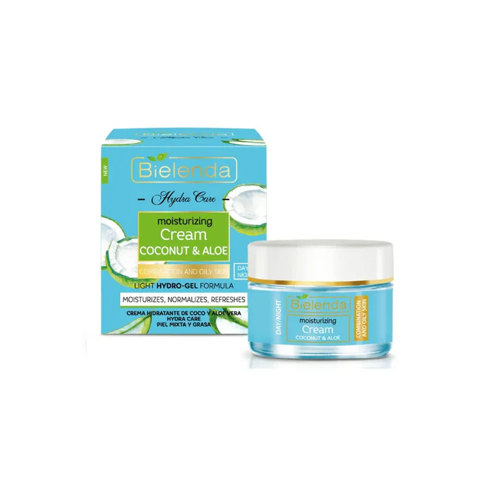 Bielenda Hydra Care Coconut & Aloe Moisturizing Cream — Bielenda | كريم مرطب بجوز الهند والصبار للبشرة الجافة