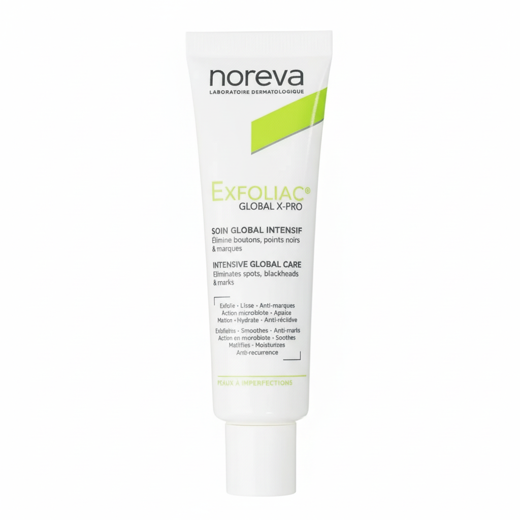 Exfoliac Global X-PRO Intensive Global care — Noreva | عناية مكثفة وشاملة لعلاج مشاكل البشرة الدهنية المتقدمة