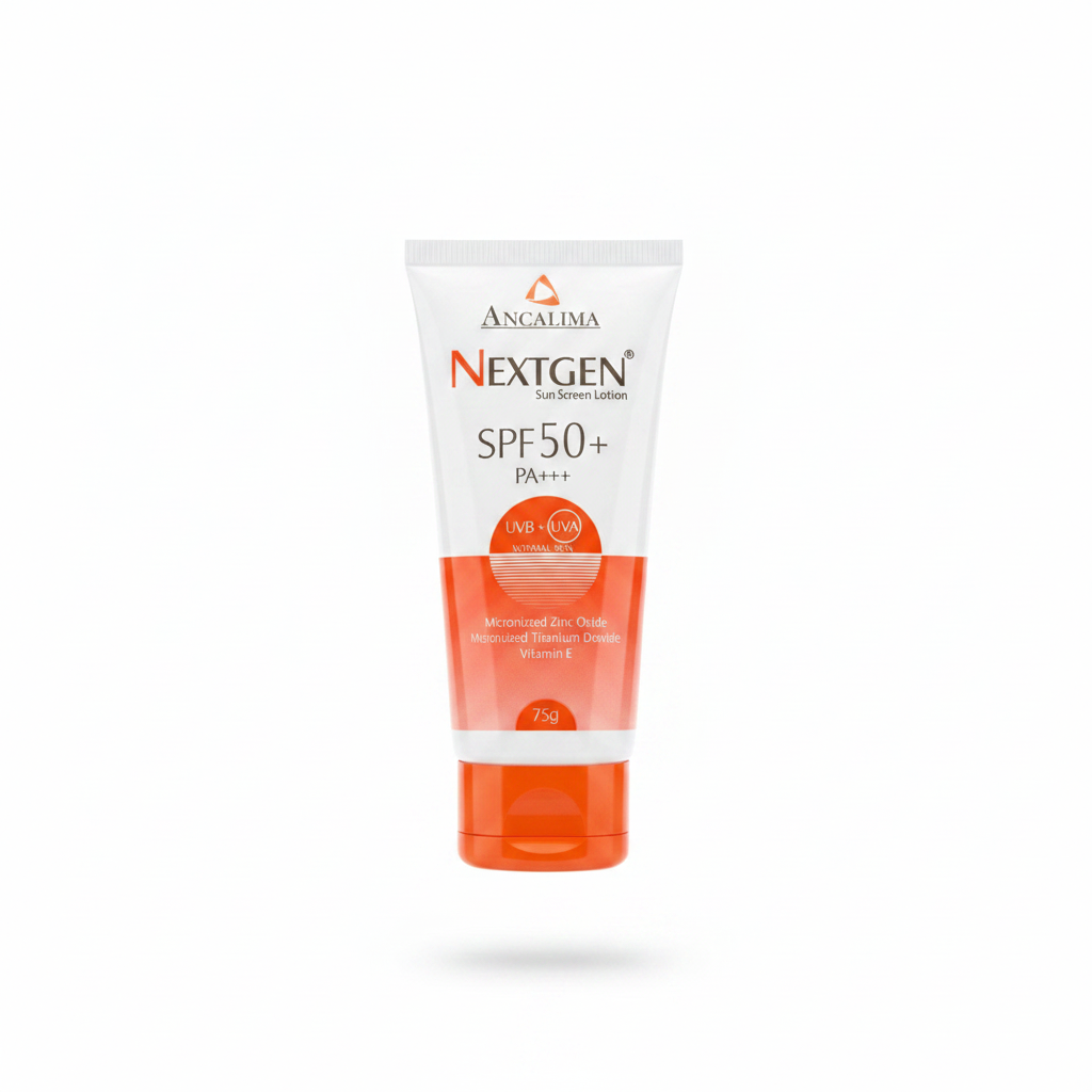 Nextgen SPF 50+ PA+++ — ANCALIMA | واقي شمس عالي الحماية