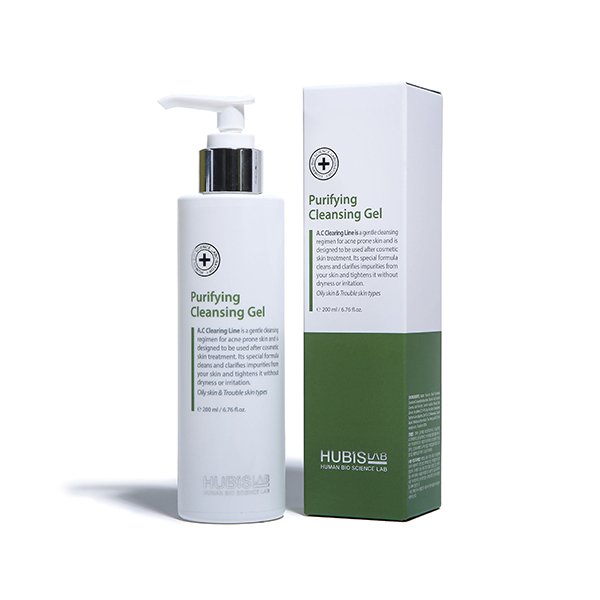 Purifying Cleansing Gel — HubisLab | جل منظف منقي للبشرة الدهنية والحساسة