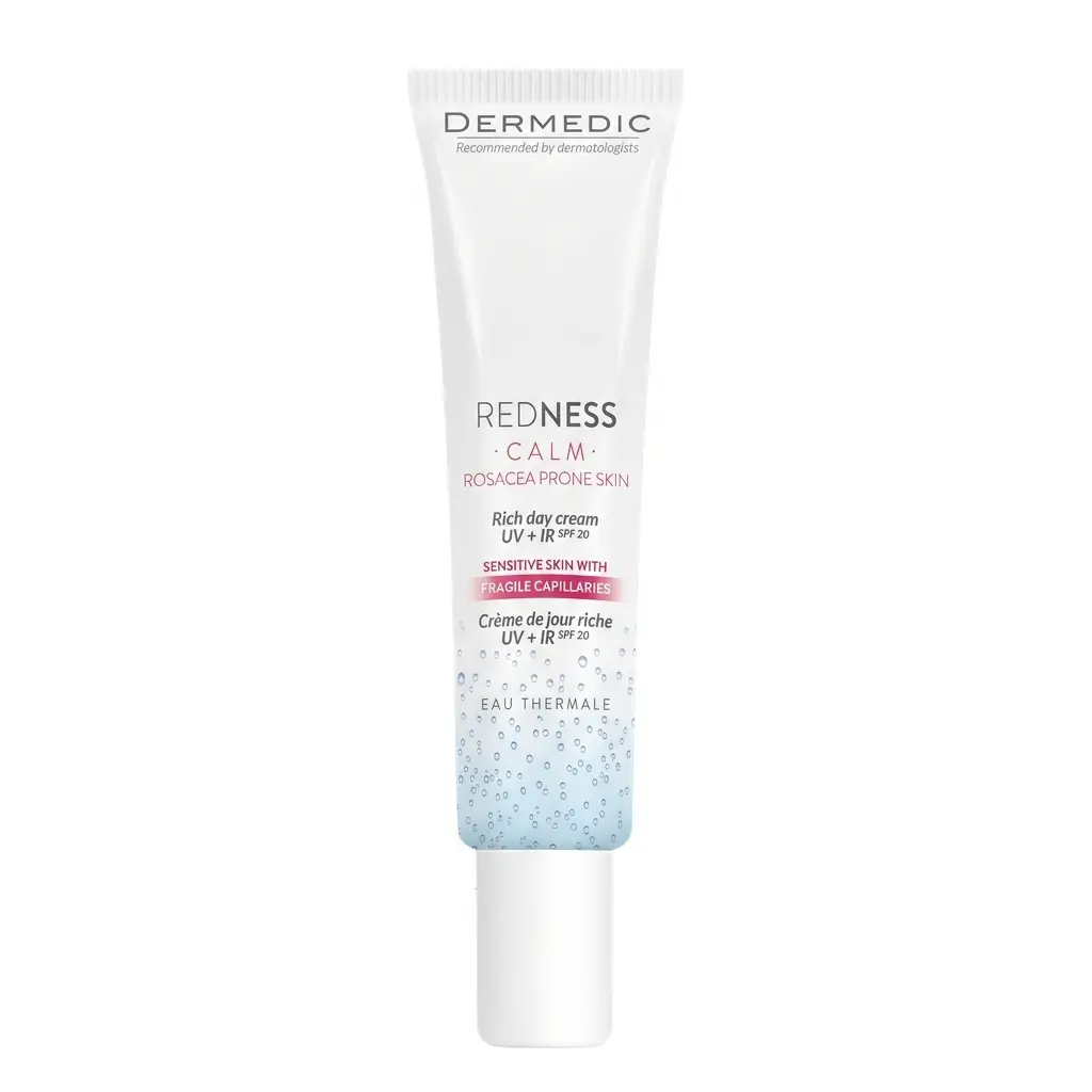 Redness Calm Rich Day Cream SPF20 — Dermedic | كريم النهار الغني لتهدئة الاحمرار وعلاج الشعيرات الدموية مع واقي شمس SPF 20