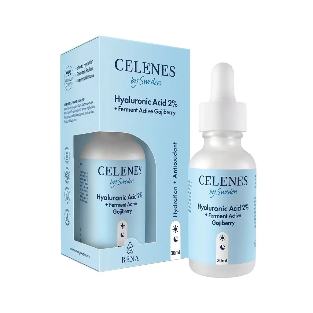 RENA Hyaluronic Acid 2% — Celenes | سيروم الهايلورنيك اسيد للترطيب لجميع انواع البشرة