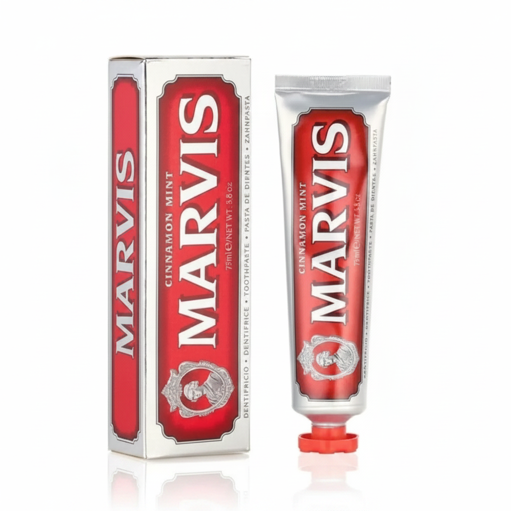 Cinnamon Mint Toothpaste — Marvis | معجون أسنان بنكهة القرفة والنعناع المميزة