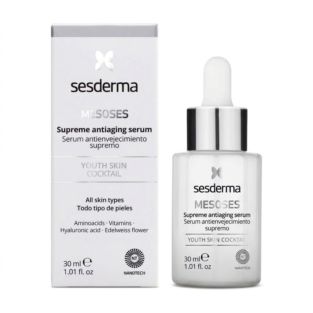 Mesoses Supreme Anti-aging Serum — Sesderma | سيروم ميسوزيس الفاخر لمقاومة علامات الشيخوخة، شد البشرة واستعادة الحيوية