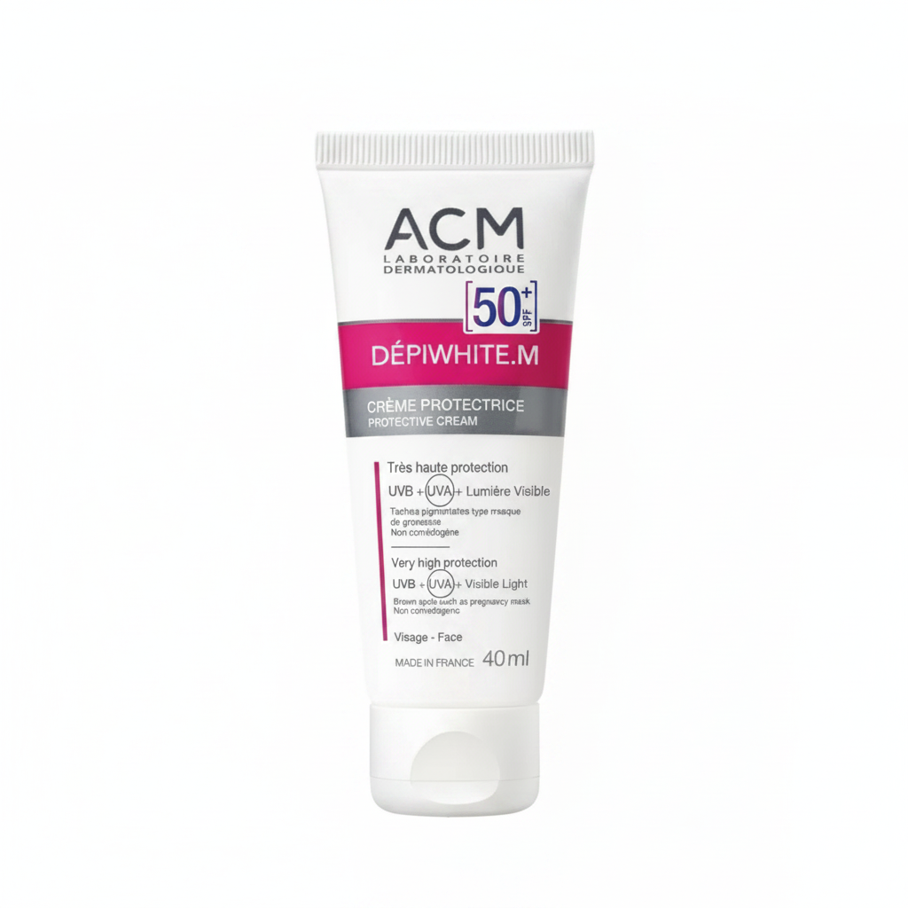 ACM Depiwhite.M Crème Protectrice SPF50+ — ACM Laboratoire Dermatologique | واقي شمس كريم واقي من البقع البنية