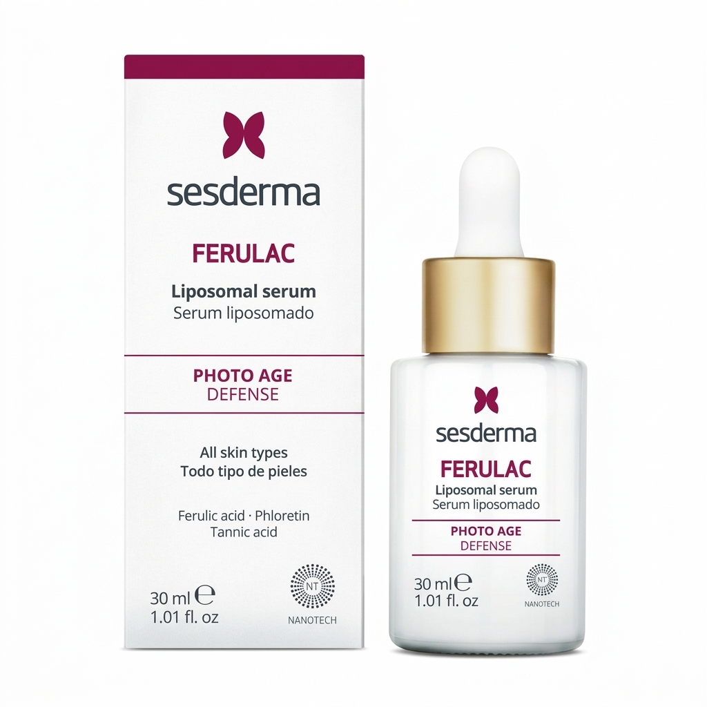 Ferulac Liposomal Serum — Sesderma | سيروم فيرولاك ليبوسومال بحمض الفيروليك لمكافحة الشيخوخة الضوئية، الأكسدة وتجديد خلايا البشرة