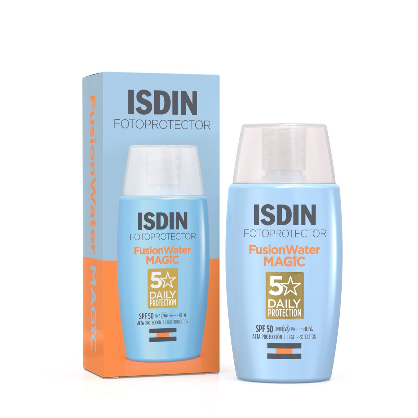 Fotoprotector Fusion Water SPF 50 — ISDIN | واقي شمس مائي القوام وسريع الامتصاص