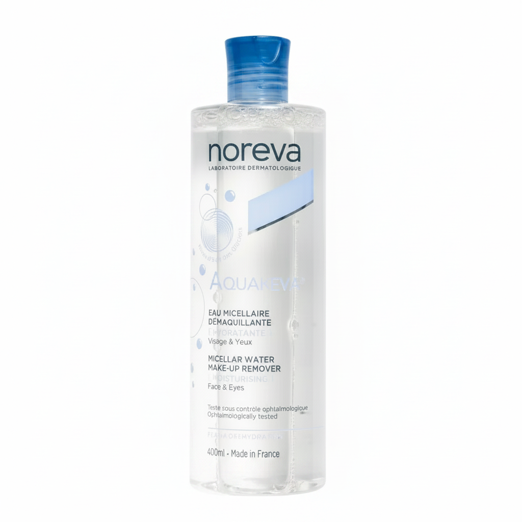 Aquareva Micellar Water Makeup Remover — Noreva | مزيل مكياج طبي مناسب لجميع انواع البشرة