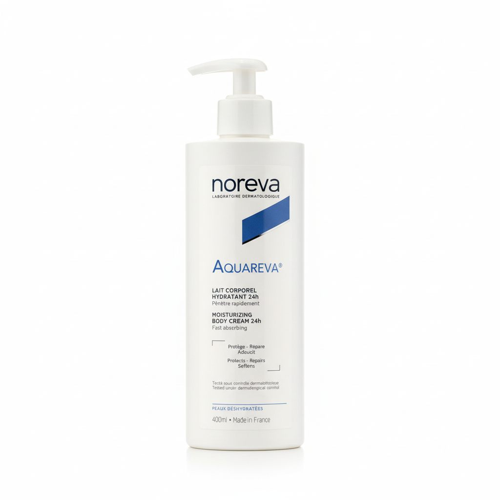 Aquareva 24h Moisturizing Body Cream — Noreva | كريم الجسم المرطب والمغذي 24 ساعة للبشرة الجافة والجافة جداً