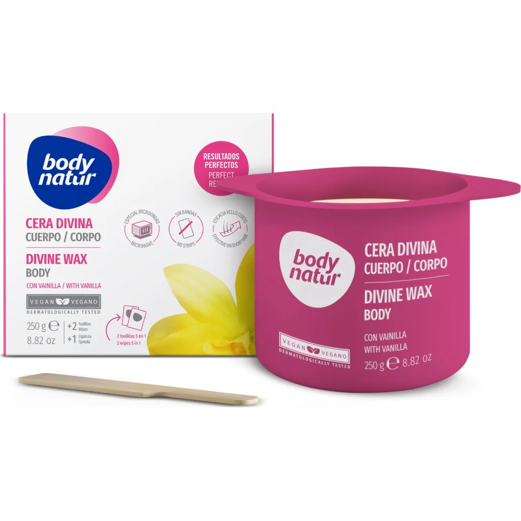 Body Natur Vanilla Divine Wax — Body Natur | شمع إزالة الشعر برائحة الفانيليا