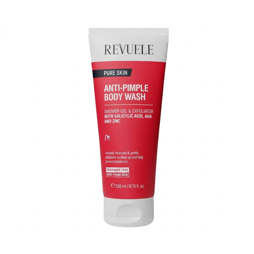 Pure Skin Anti-Pimple Body Wash — Revuele | غسول للجسم مضاد للبثور لتنقية المسام