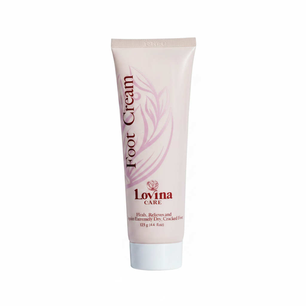 Foot Cream — Lovina | كريم مخصص للعناية بالقدمين وترطيب الكعوب الجافة