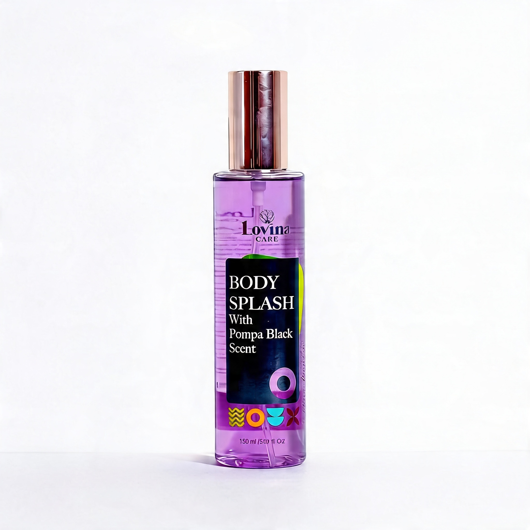 Pompa Black Scent Body Splash — Lovina | معطر للجسم برائحة "بلاك" المميزة والقوية