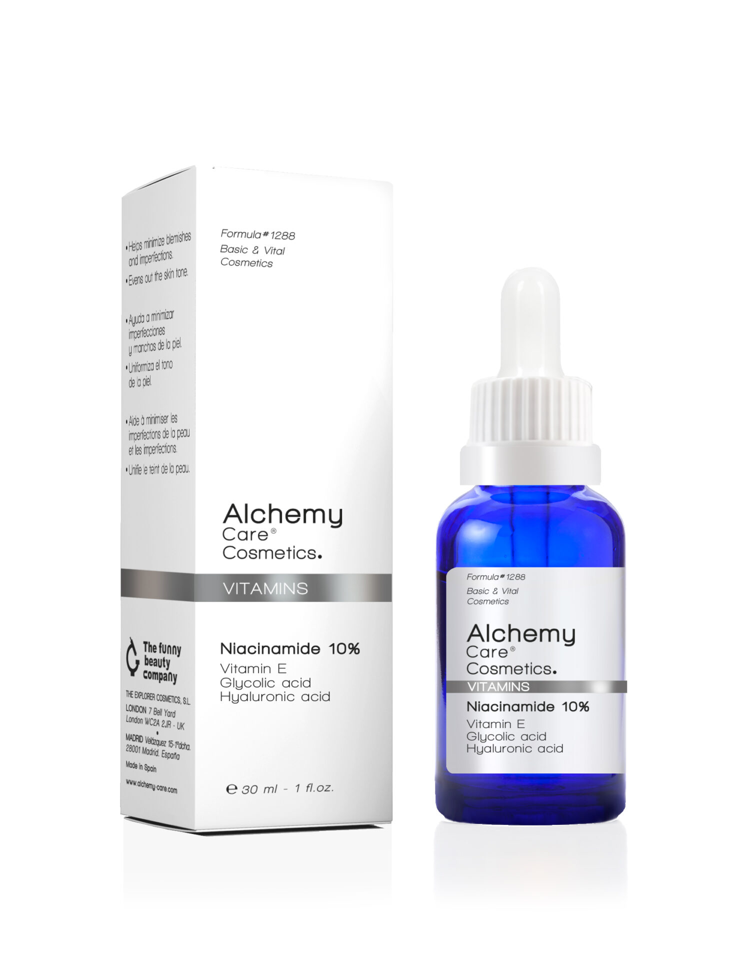 Niacinamide 10% — Alchemy Care Cosmetics | سيروم لتقليل الشوائب وتوحيد لون البشرة