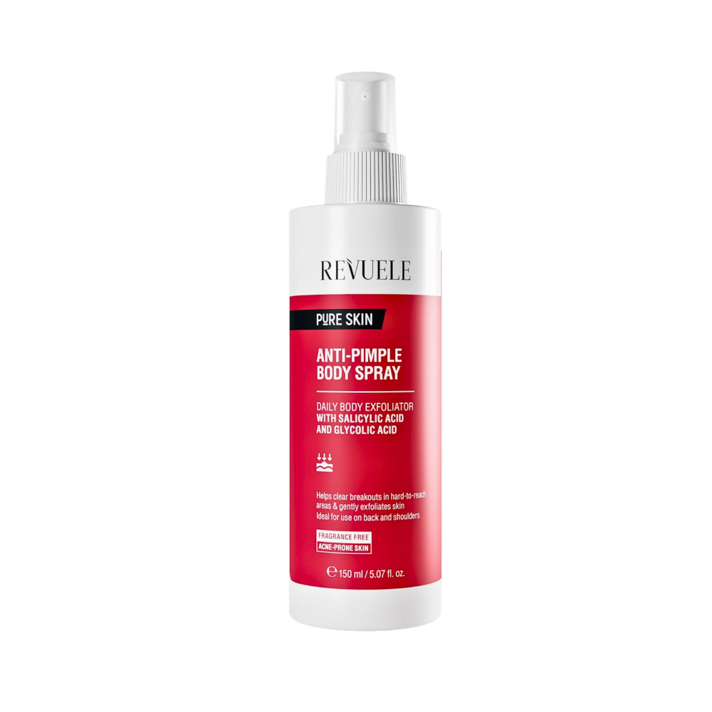 Pure Skin Anti-Pimple Body Spray — Revuele | بخاخ للجسم لعلاج الحبوب والشوائب