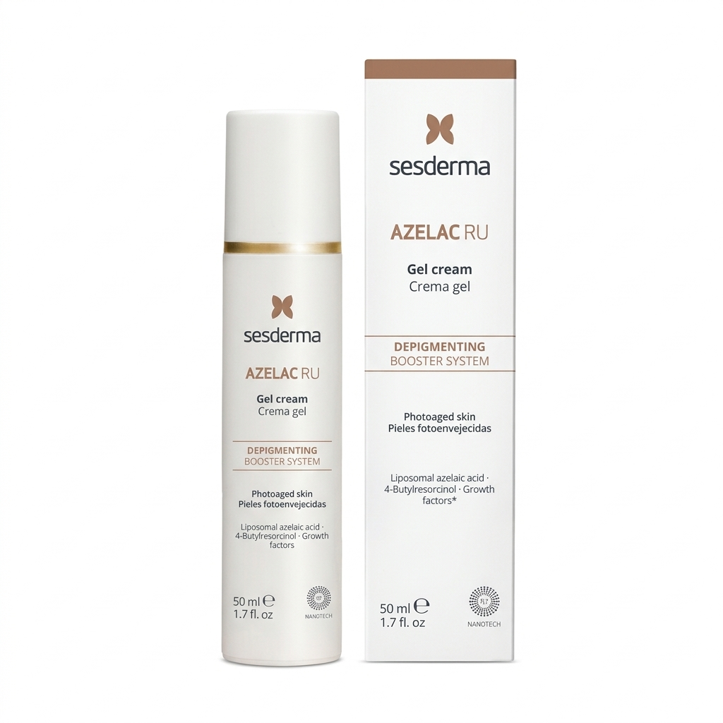 Azelac RU Gel Cream — Sesderma | جل كريم أزِيلاك آرو بحمض الأزيليك المغلف نانوياً لتفتيح التصبغات، علاج الكلف وإعادة نضارة البشرة