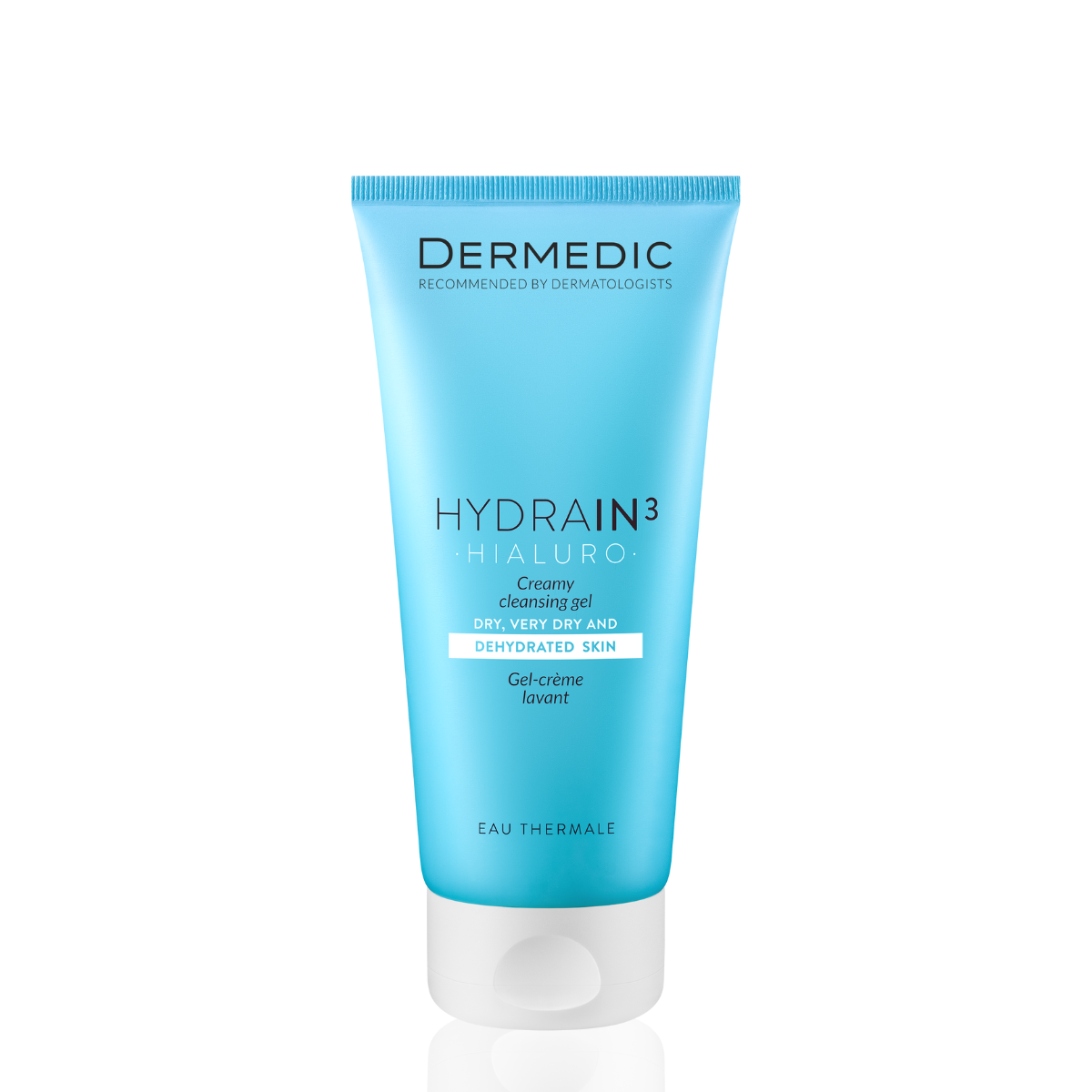 Hydrain3 Creamy Cleansing Gel — Dermedic | جل منظف كريمي للبشرة الجافة والحساسة (Hydrain3 Hialuro)