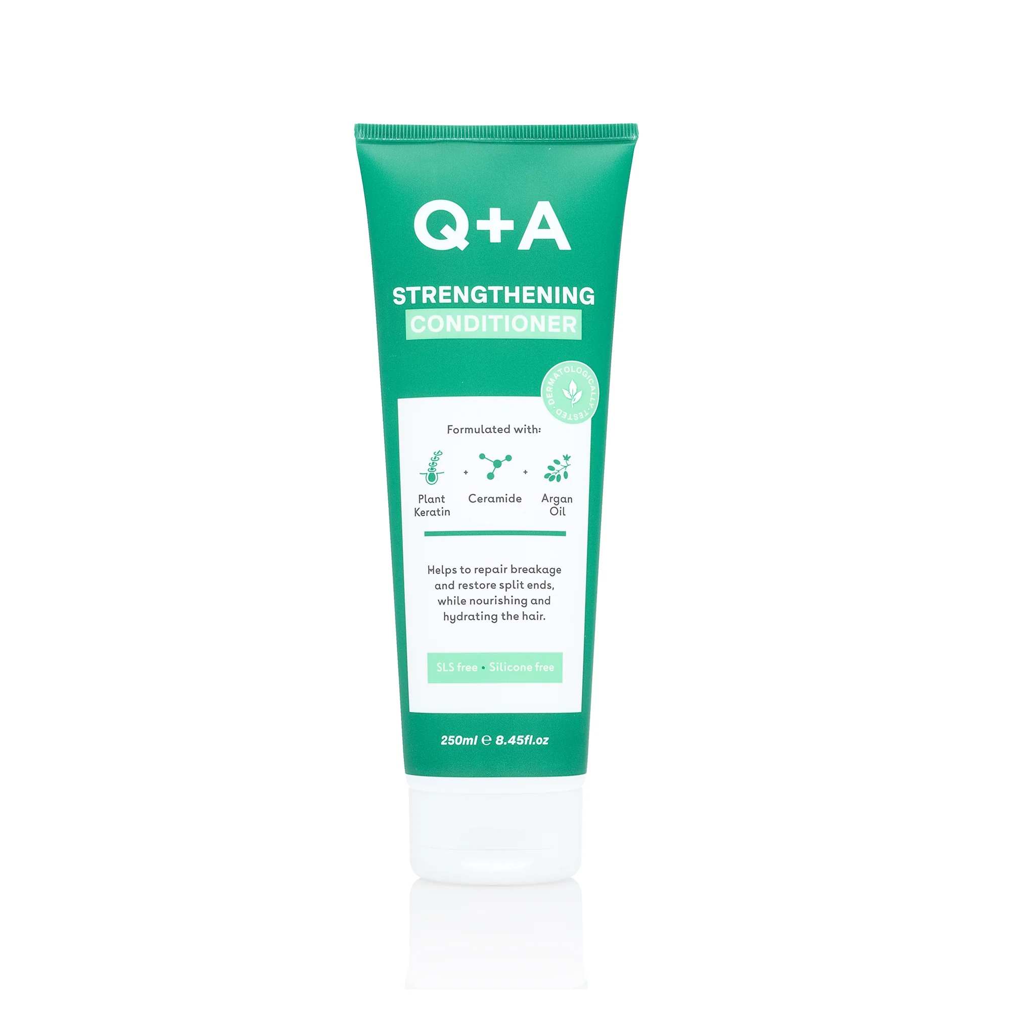 Strengthening Conditioner — Q+A | بلسم تقوية الشعر لترميم الألياف، زيادة المرونة وتنعيم الخصلات