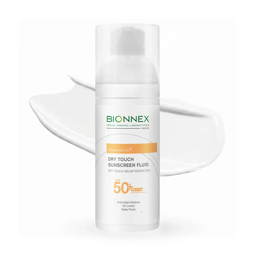 Bionnex Preventiva Dry Touch Sunscreen Fluid SPF 50+ — Bionnex | سائل واقي شمس بلمسة جافة
