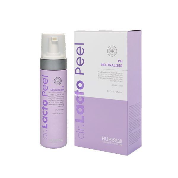 Dr. Lacto Peel pH Neutralizer — HubisLab | محلول إيقاف ومعادلة أحماض التقشير لتهدئة البشرة