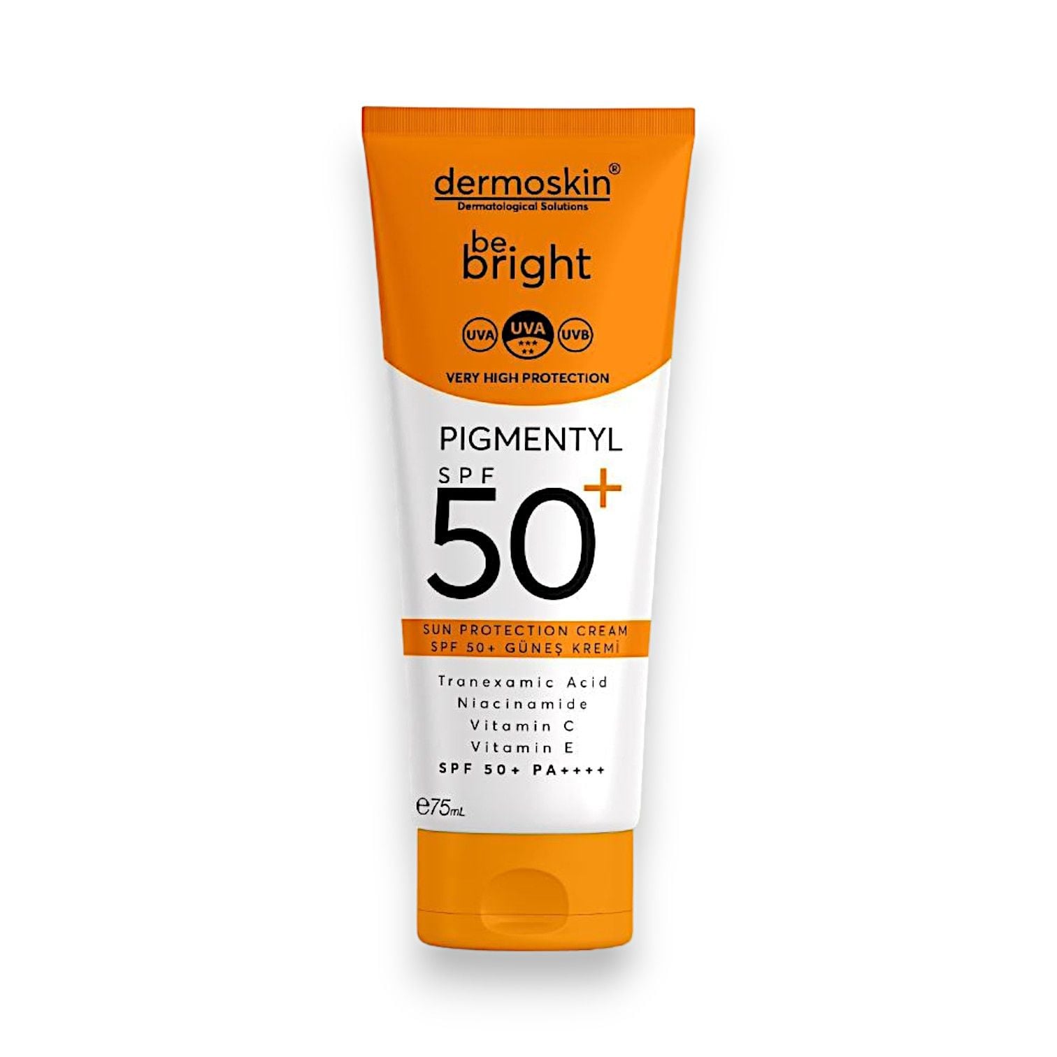 Pigmetyl SPF50+ Sun Protection — Dermo Skin | كريم واقي شمس مع تفتيح للبشره بالترانيكزاميك اسيد