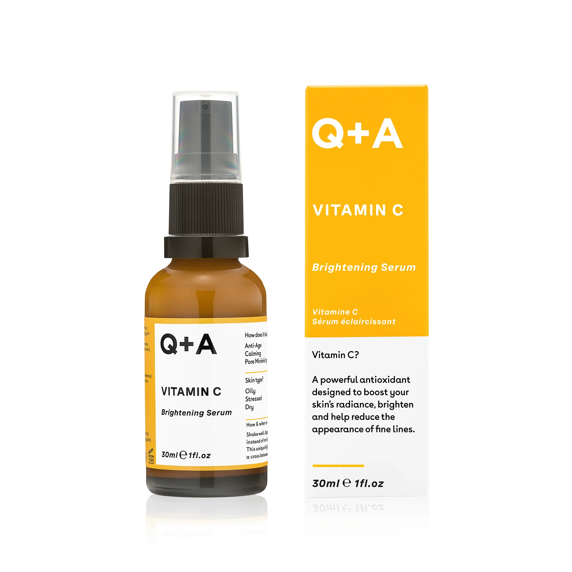 Vitamin C Brightening Serum — Q+A | سيروم فيتامين C للإشراق، توحيد لون البشرة وتحفيز النضارة