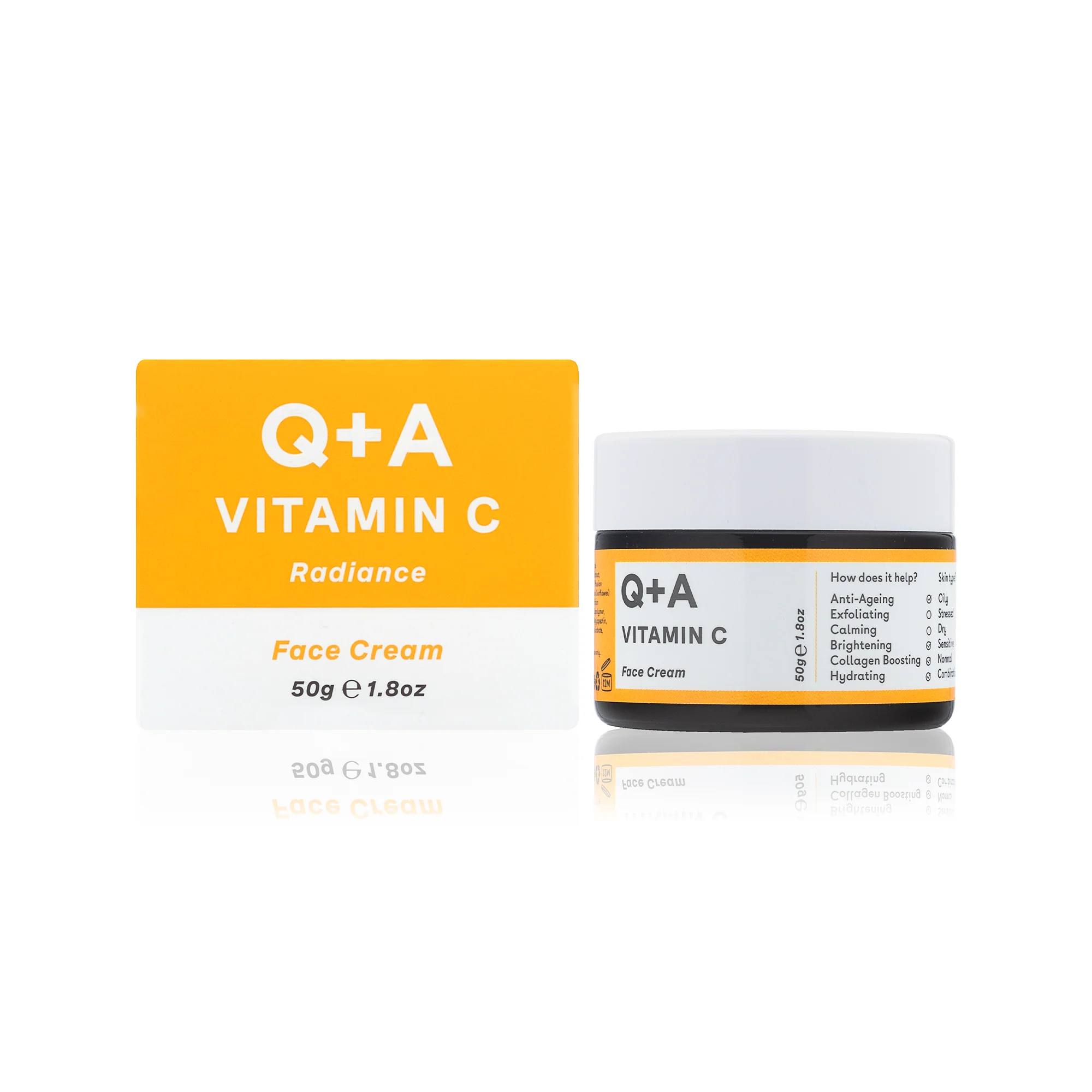 Vitamin C Radiance Face Cream — Q+A | كريم الوجه بفيتامين C للإشراق، توحيد لون البشرة والترطيب اليومي