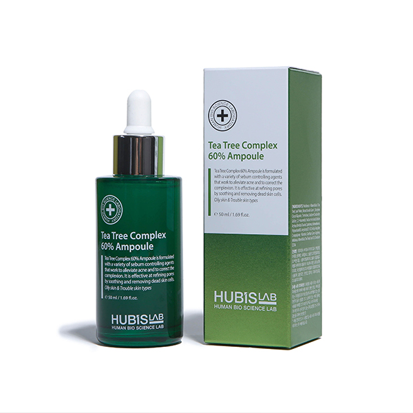 Tea Tree Complex 60% Ampoule — HubisLab | أمبولات بتركيز 60% من شجرة الشاي لعلاج حب الشباب
